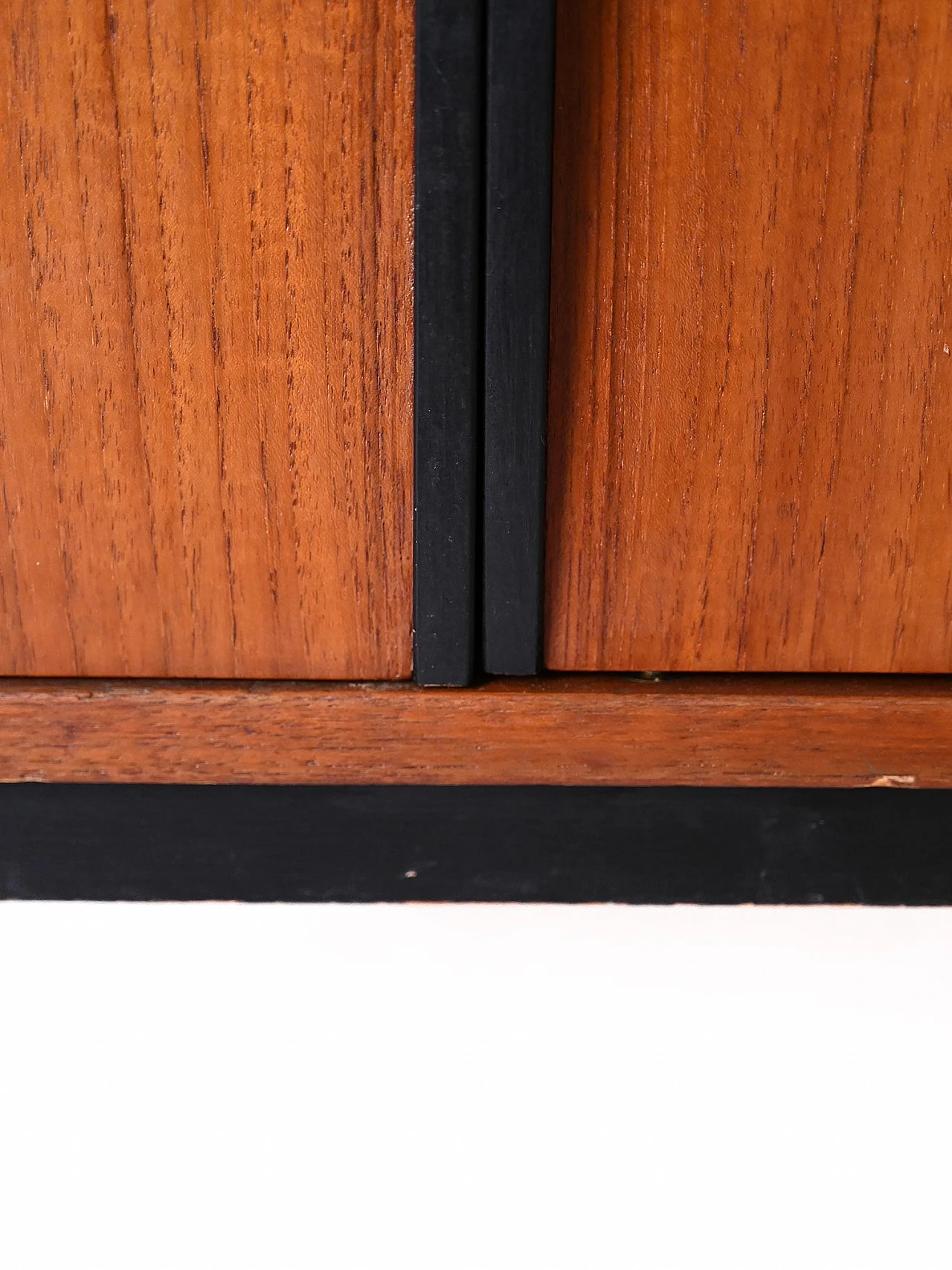 Teak cabinet with black details, 1960s 10