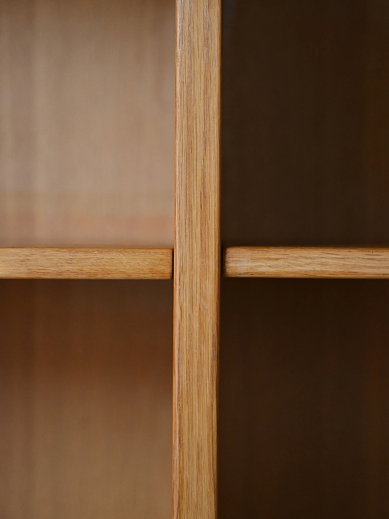 Scandinavian oak bookcase, 1960s 8