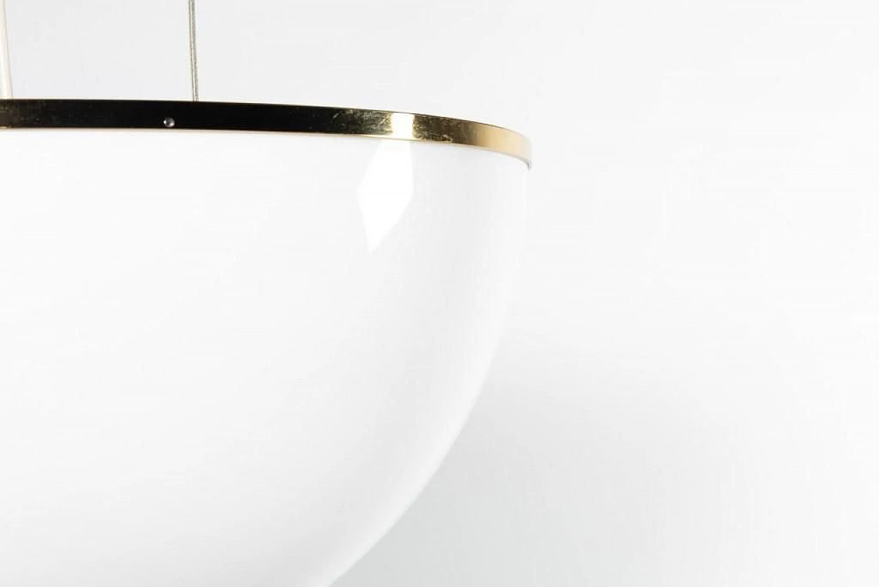 Swedish ceiling lamp in brass and plastic, 2000s 6