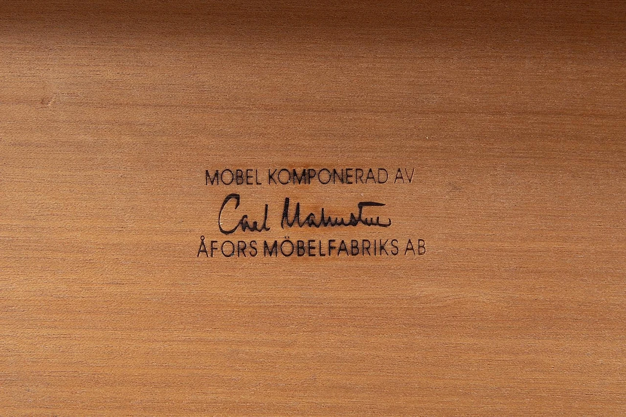 Tavolino da caffè allungabile di Carl Malmsten per Afors Mobelfabriks, anni '60 10