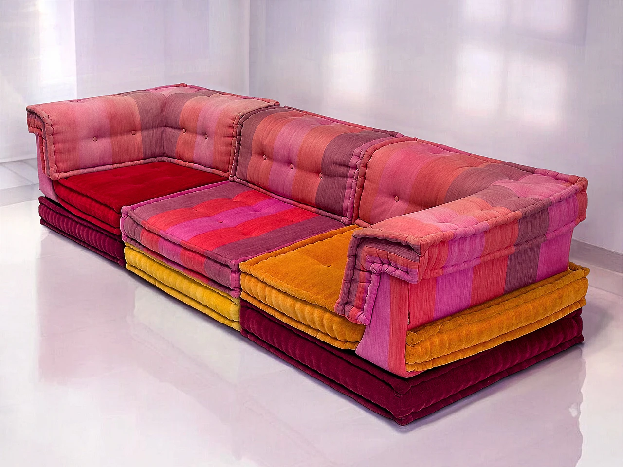 Divano Mah Jong di Kenzo Takada per Roche Bobois, anni 2000 4