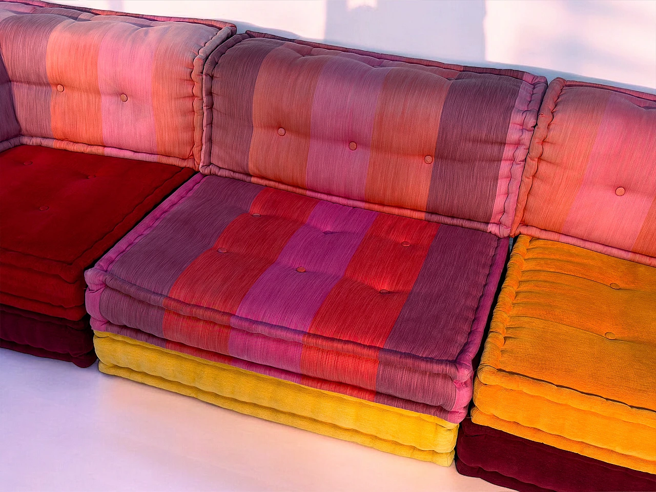 Mah Jong sofa by Kenzo Takada for Roche Bobois, 2000s 7