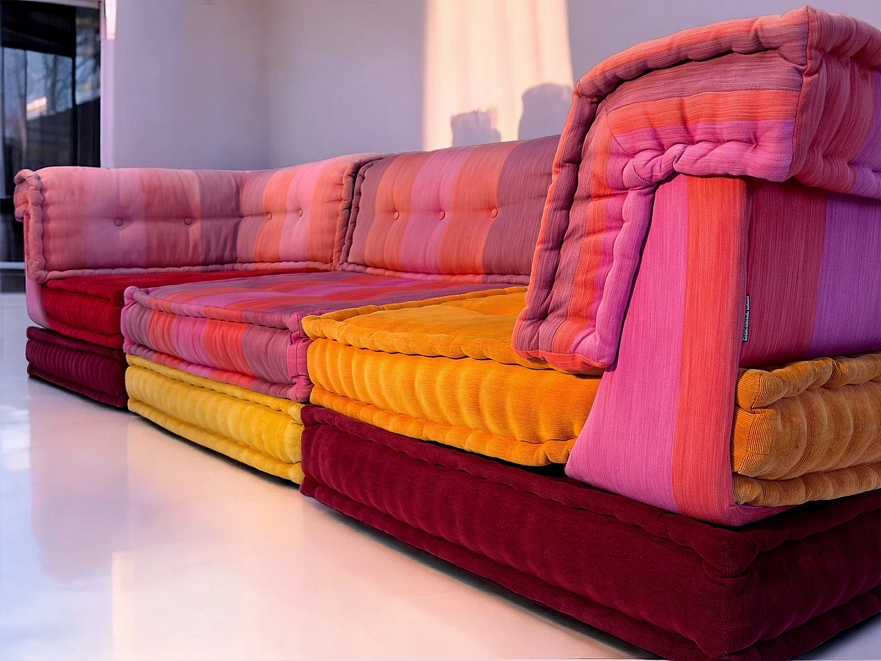 Mah Jong sofa by Kenzo Takada for Roche Bobois, 2000s 10