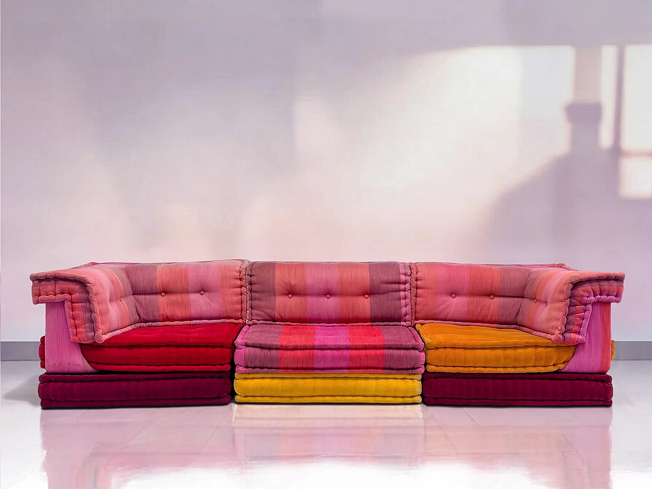 Mah Jong sofa by Kenzo Takada for Roche Bobois, 2000s 11