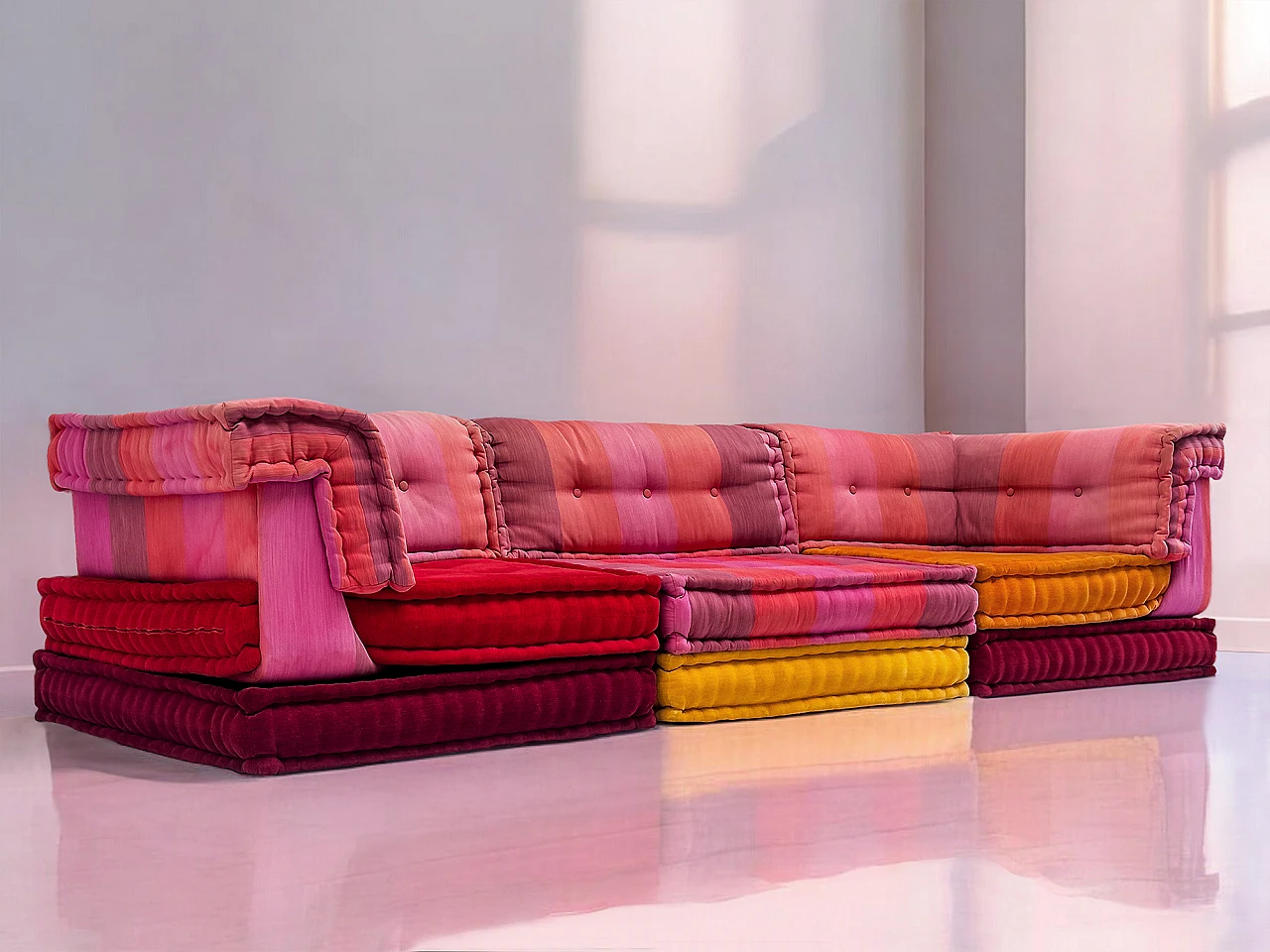 Mah Jong sofa by Kenzo Takada for Roche Bobois, 2000s 13