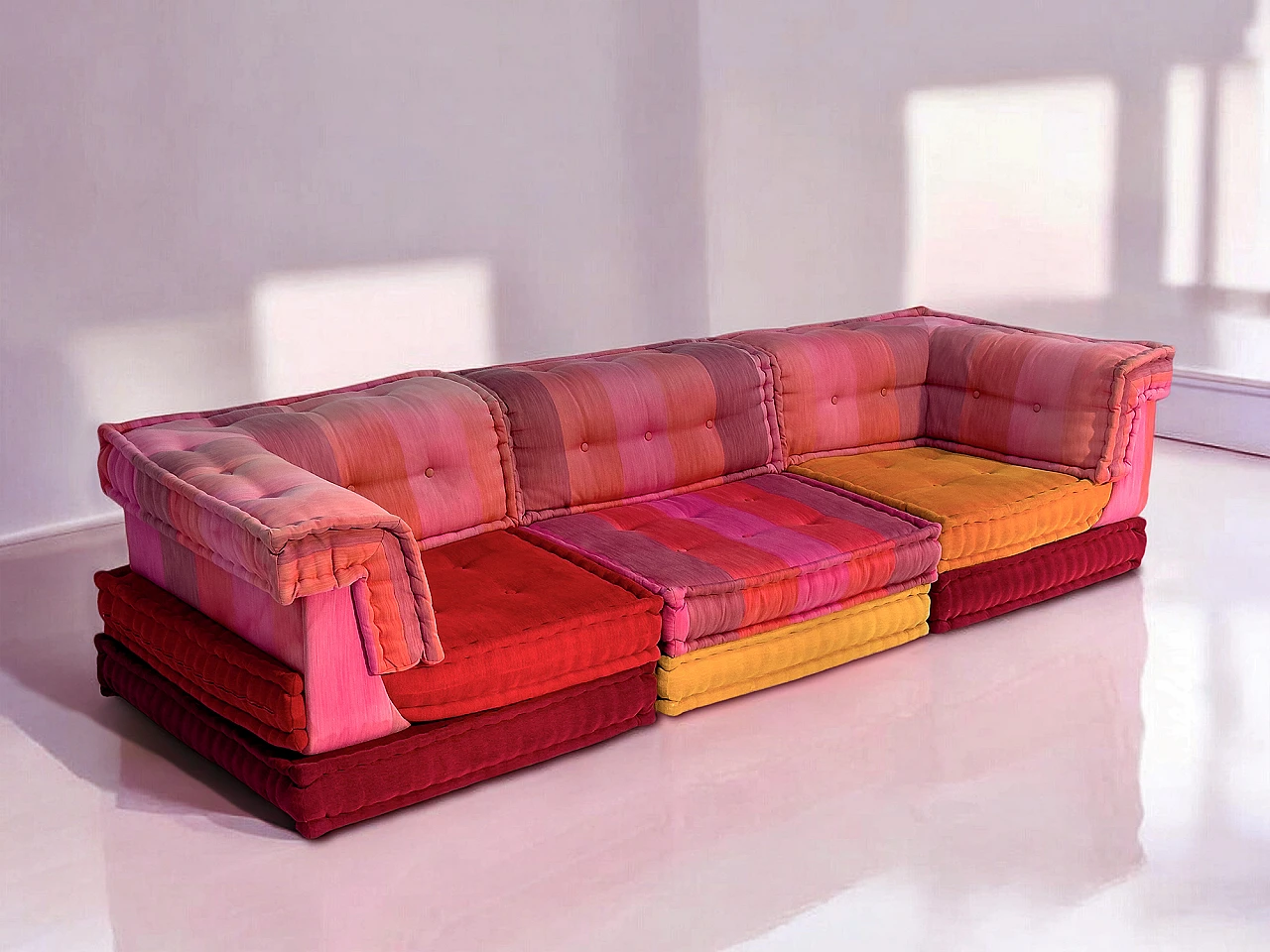 Mah Jong sofa by Kenzo Takada for Roche Bobois, 2000s 14