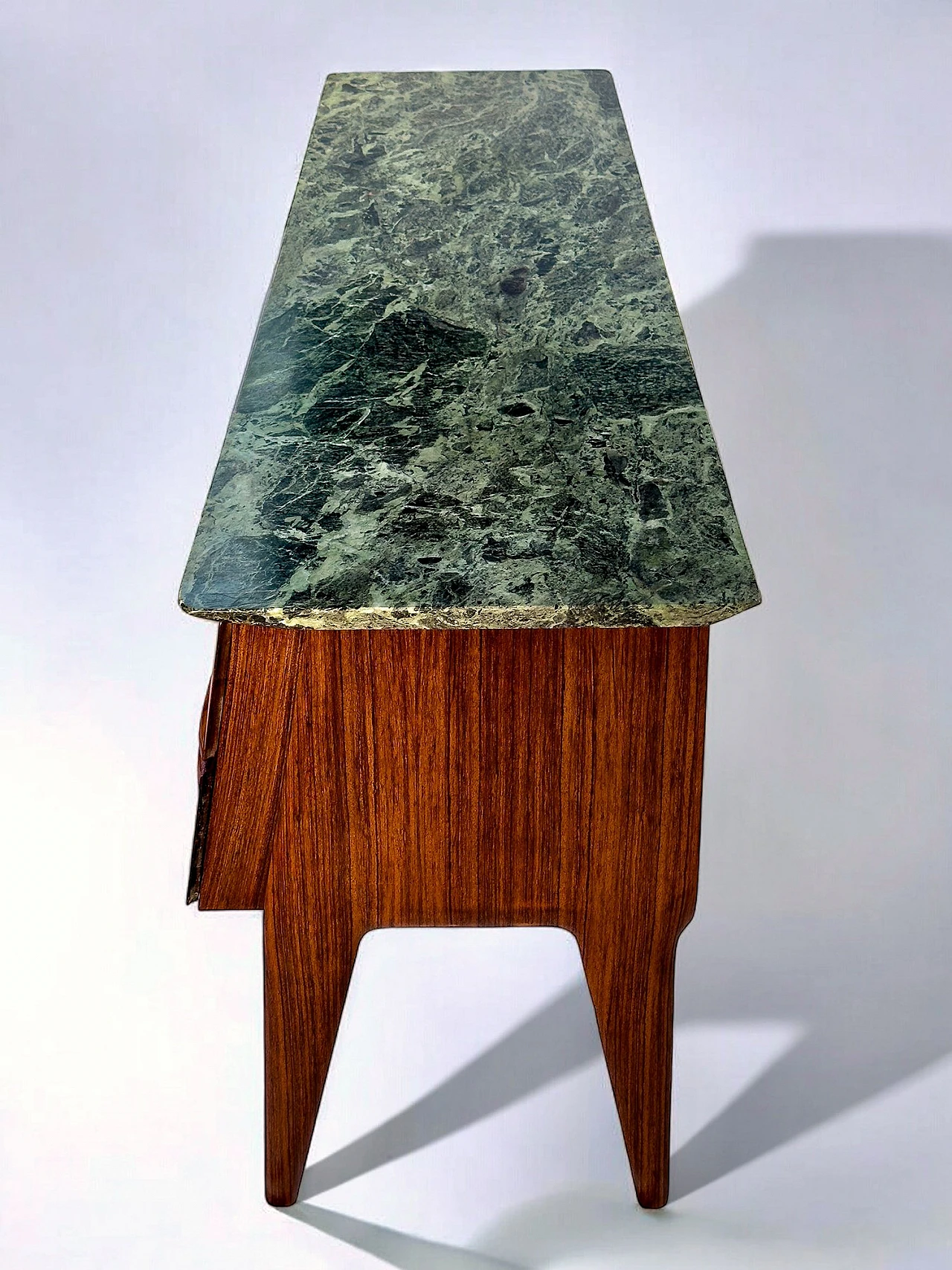 Rosewood & green marble sideboard by La Permanente Mobili, 1950s 16