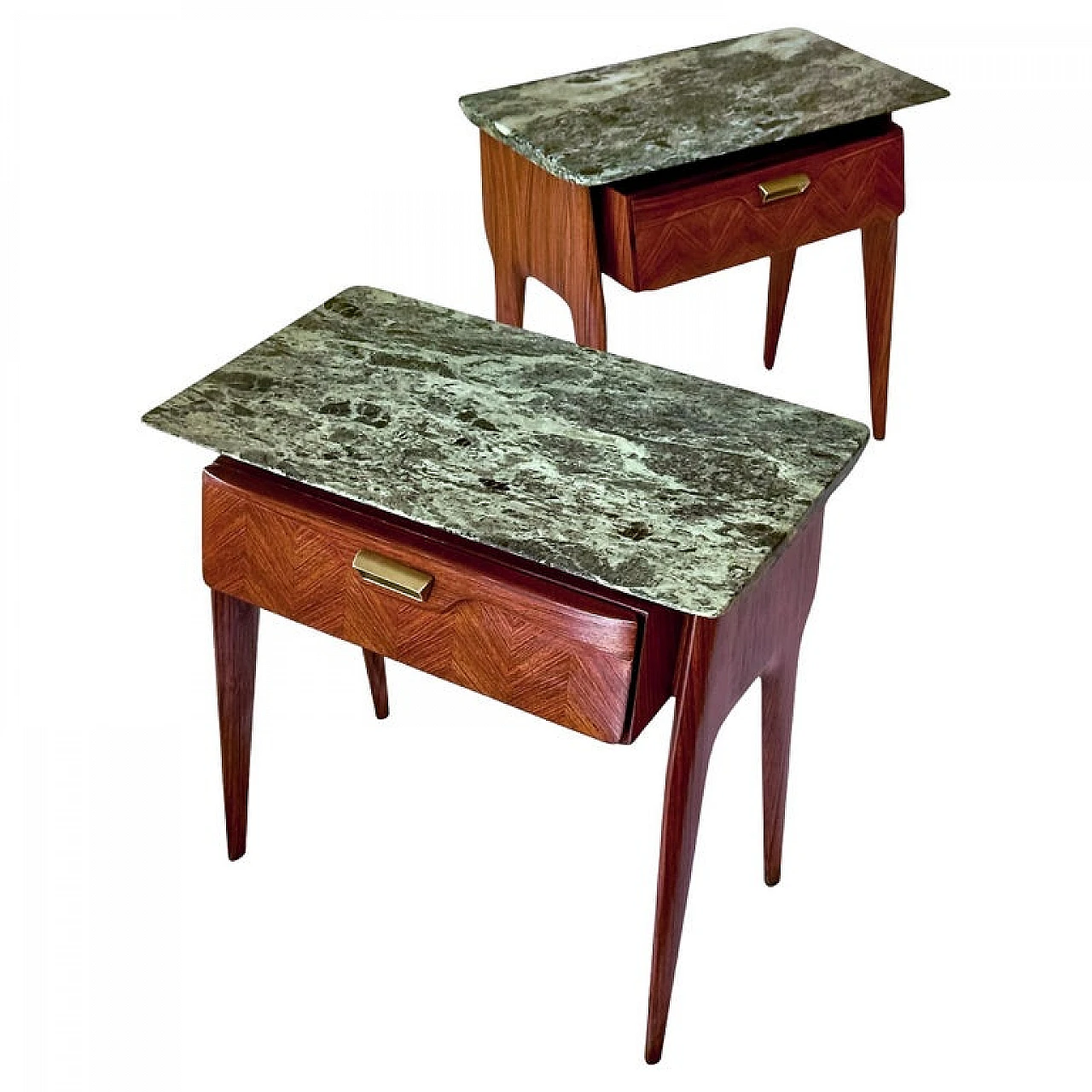 Pair of bedside tables by La Permanente Mobili Cantú, 1950s 1