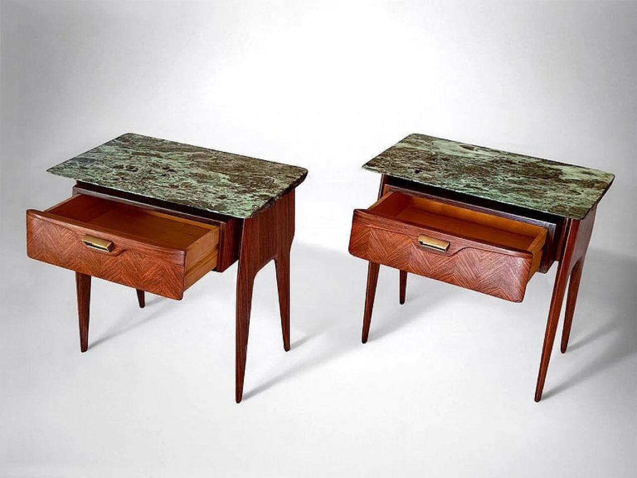 Pair of bedside tables by La Permanente Mobili Cantú, 1950s 4