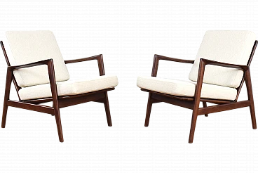 Pair of Stefan armchairs by Swarzędzka Fabryka Mebli, 1960s