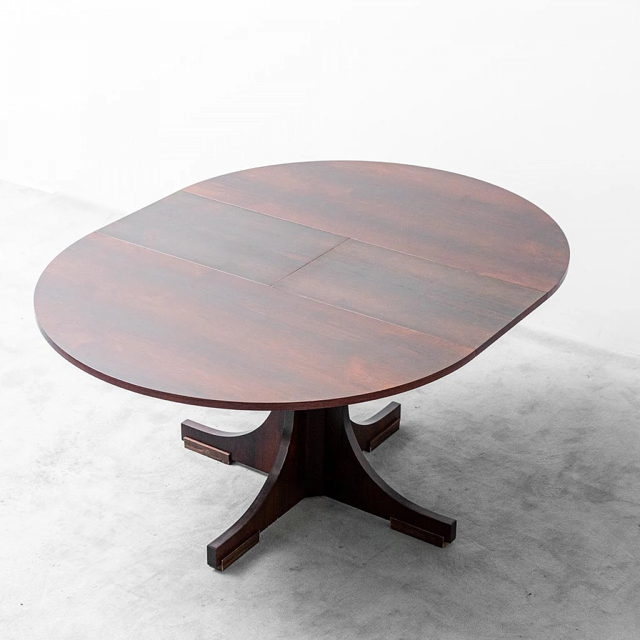 Extendable wooden dining table, 1960s 10