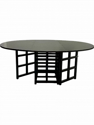 Ebonised ash table by Mackintosh for Cassina, 1970s