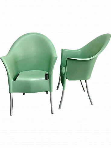 Pair of Lord Yo armchairs by P. Starck for Driade, 2000s