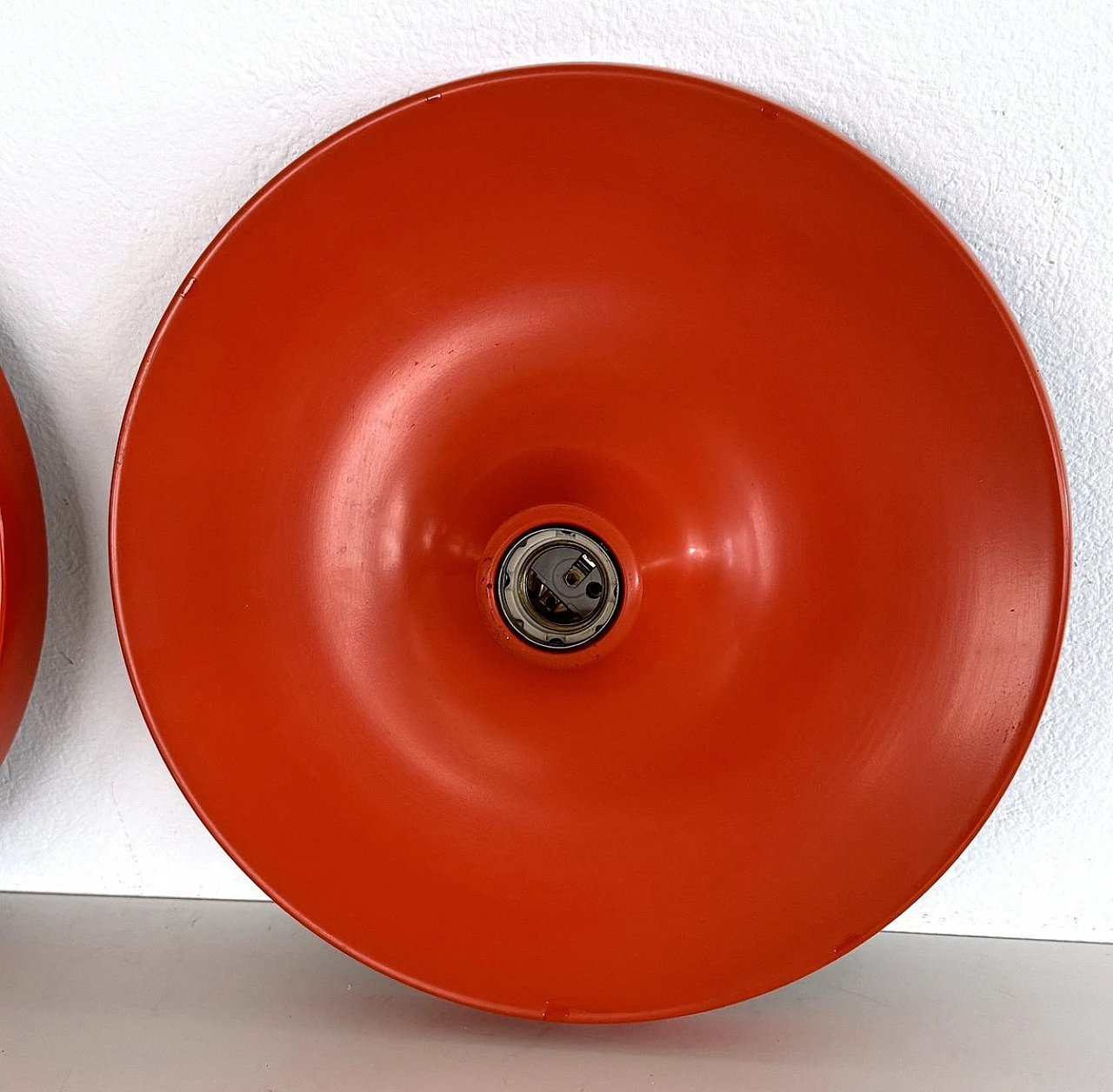 3 Charlotte Perriand-style disc wall sconces, 1980s 3