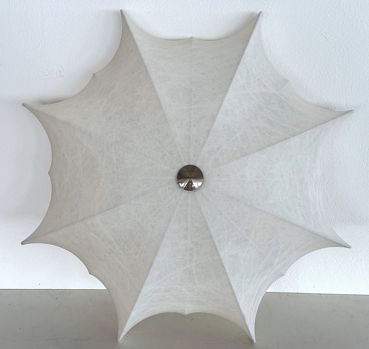 Large Cocoon Ceiling Light from Goldkant Leuchten, 1970s 1