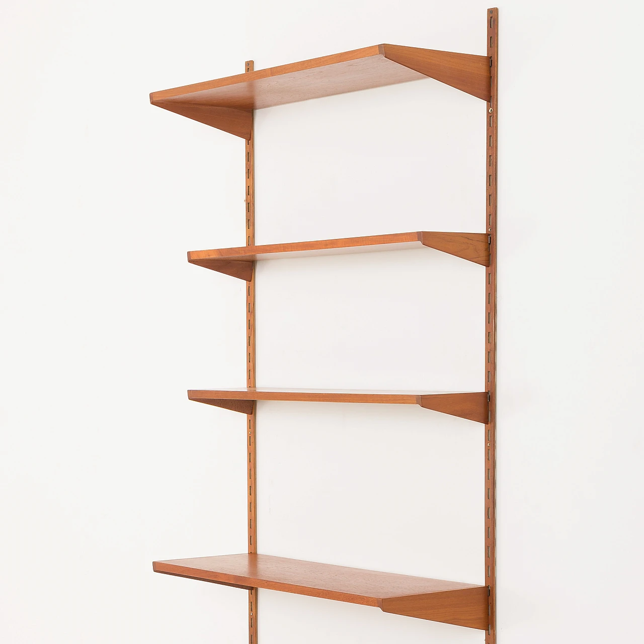 Teak wall unit with drawers by Kristiansen Kai for FM Møbler, 1960s 7