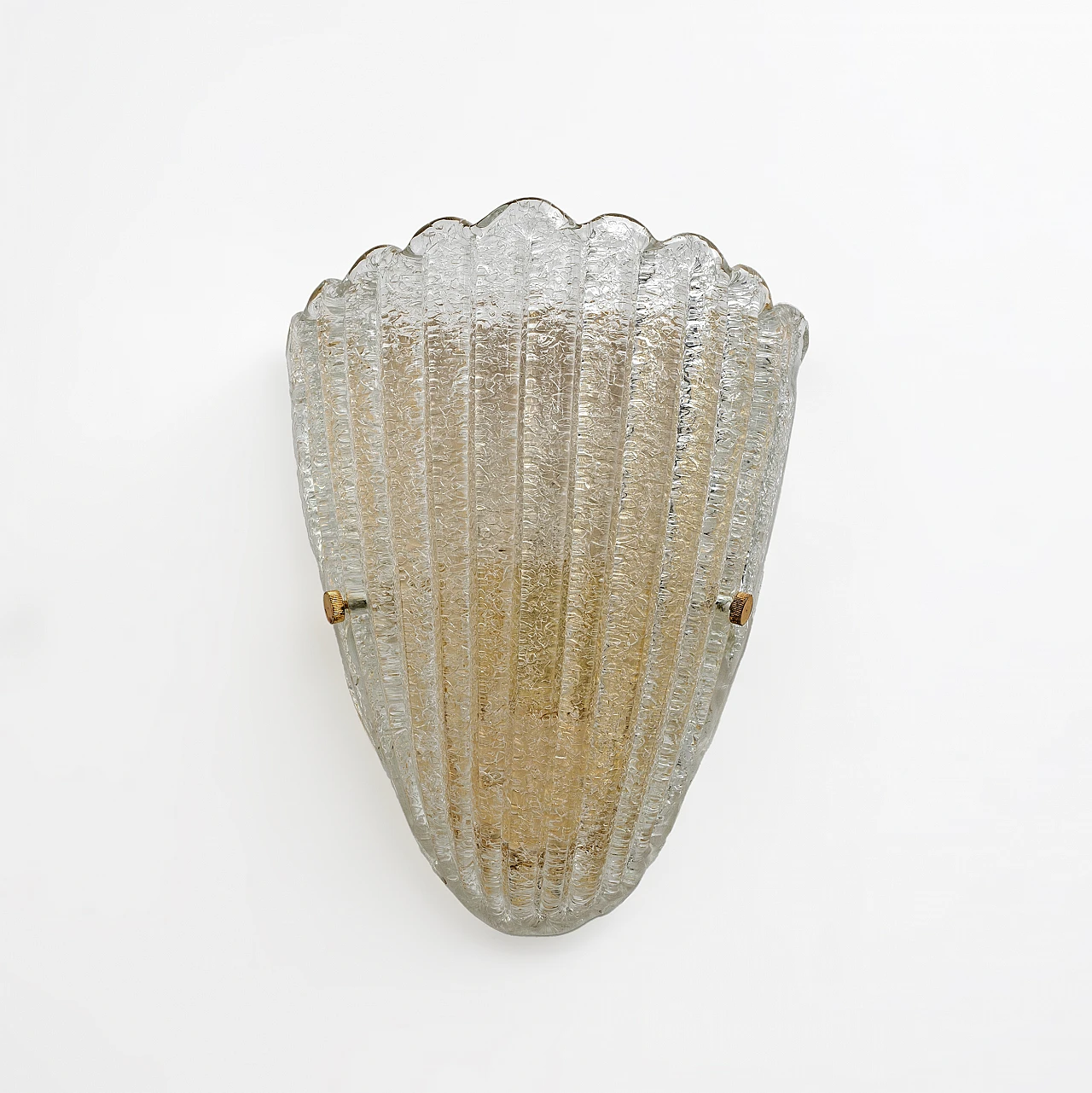 Pair of Murano glass wall sconces by Barovier & Toso, 1960s 2