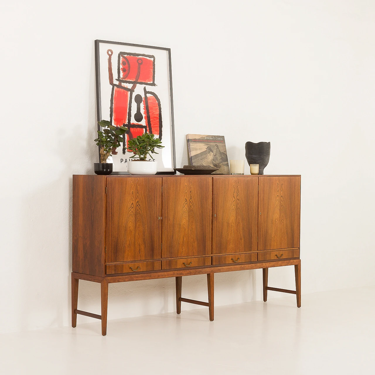 Rosewood sideboard by Severin Hansen, 1960s 2