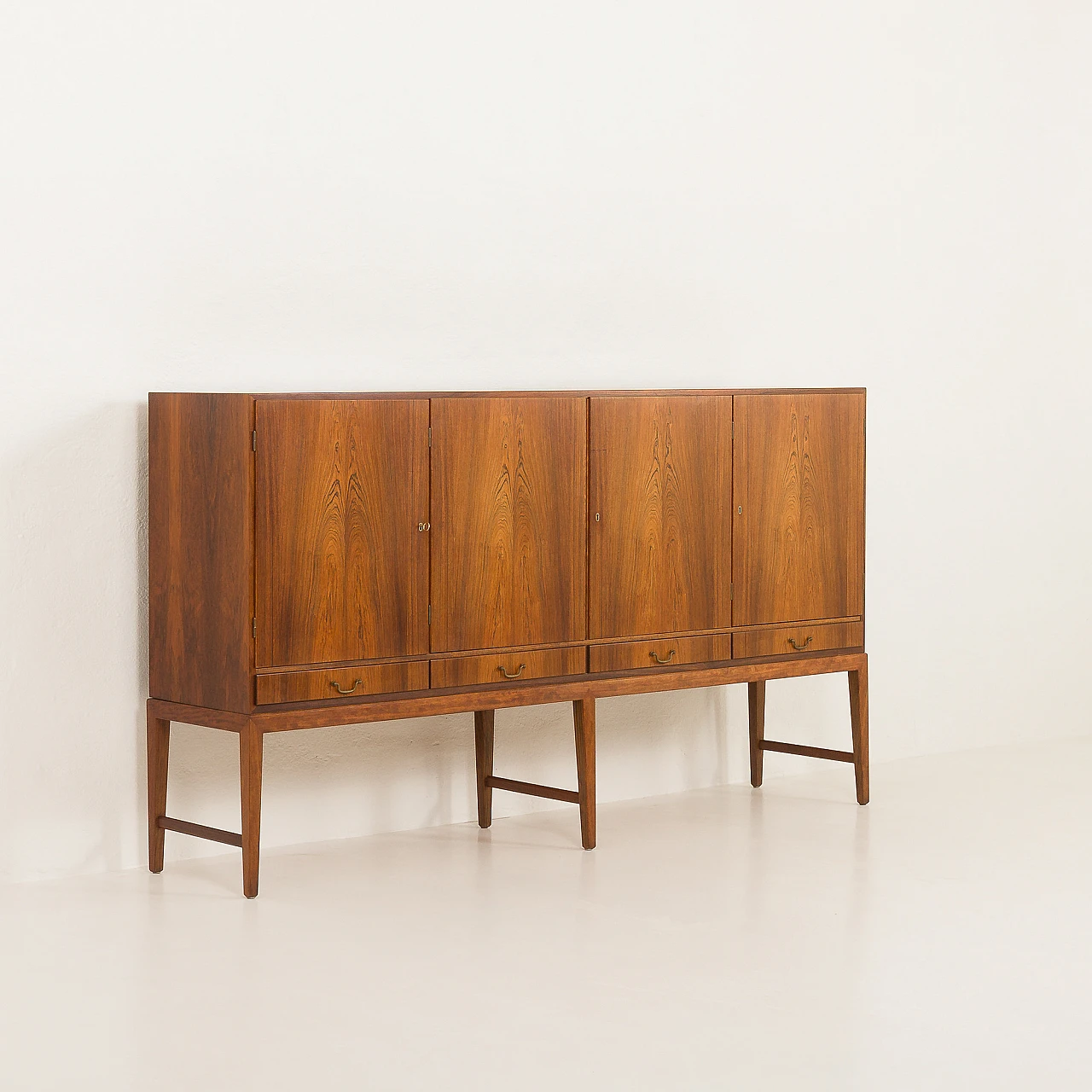 Rosewood sideboard by Severin Hansen, 1960s 3