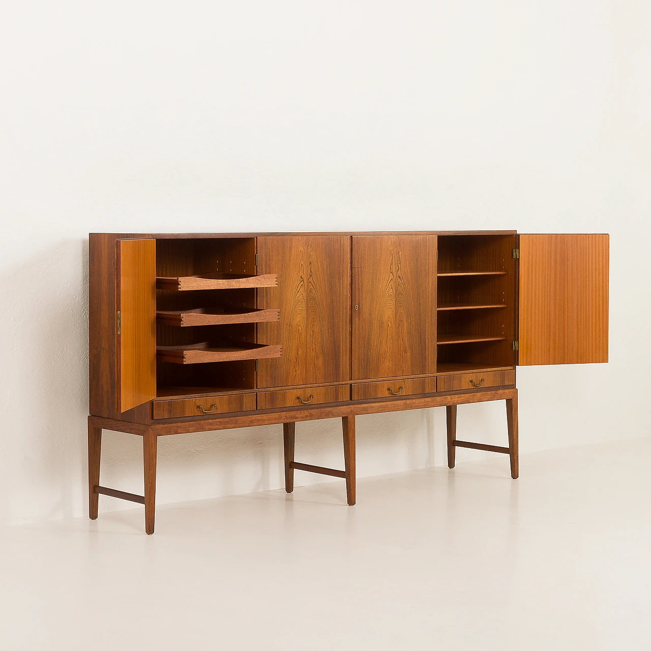 Rosewood sideboard by Severin Hansen, 1960s 5