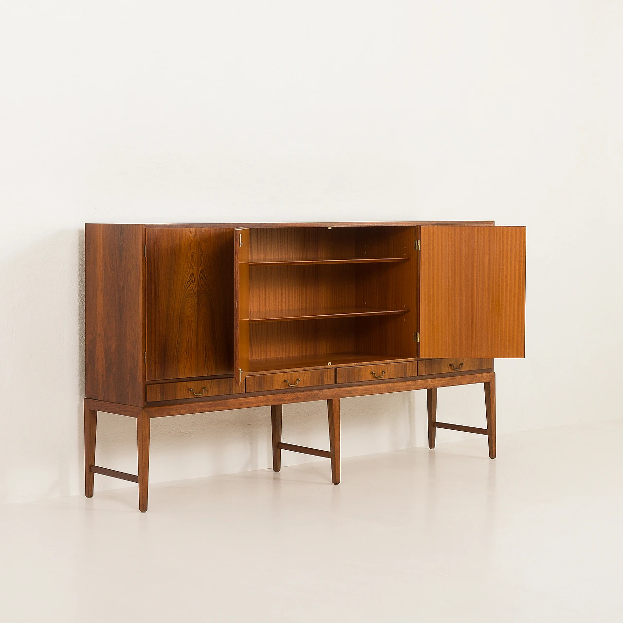 Rosewood sideboard by Severin Hansen, 1960s 6