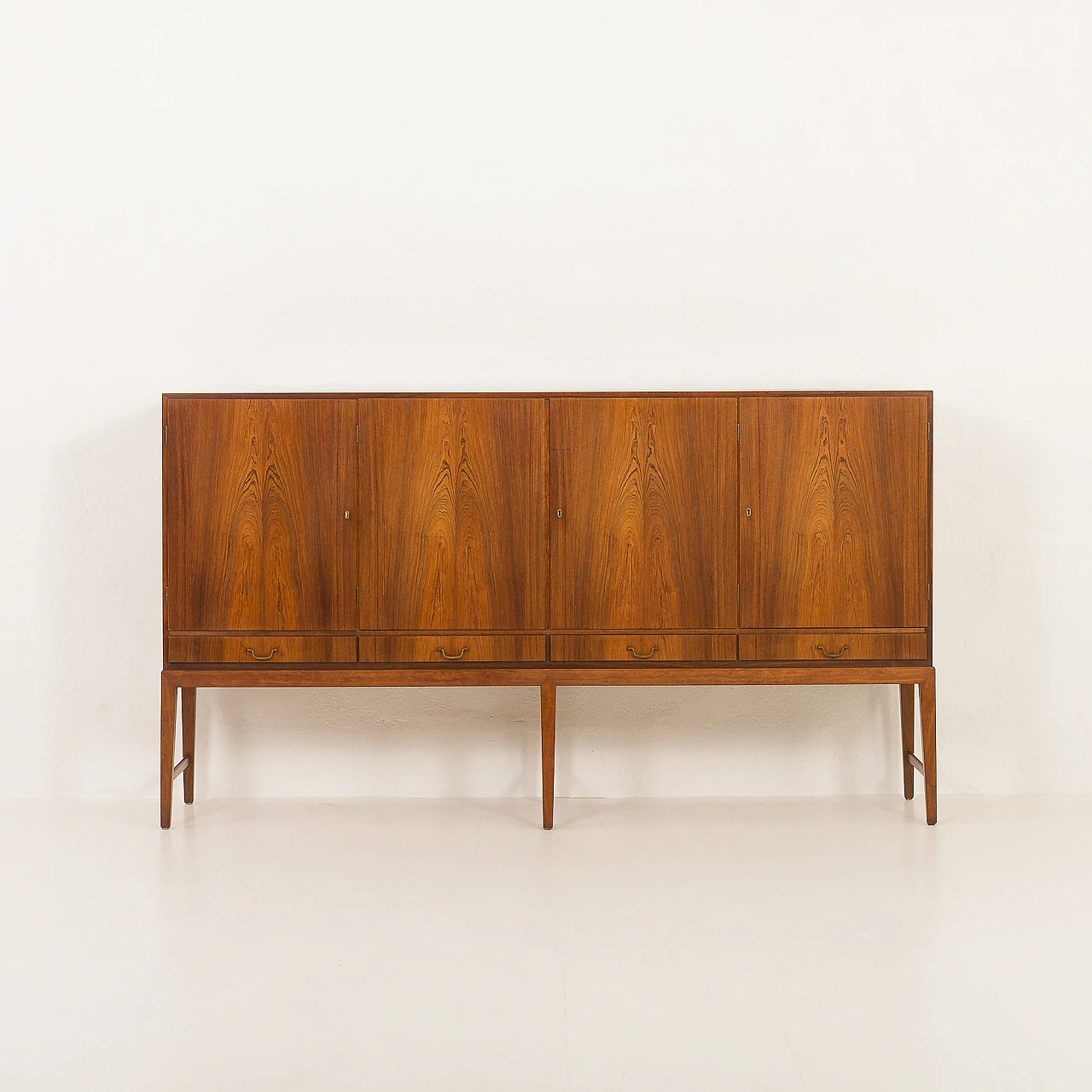 Rosewood sideboard by Severin Hansen, 1960s 9