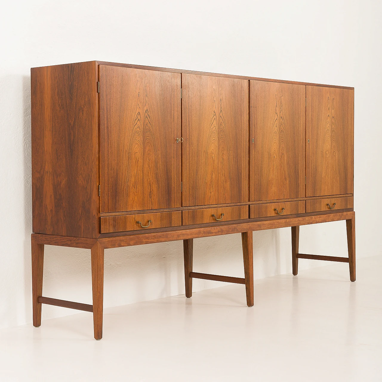 Rosewood sideboard by Severin Hansen, 1960s 10