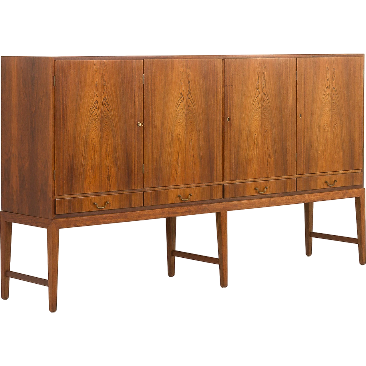 Rosewood sideboard by Severin Hansen, 1960s 21