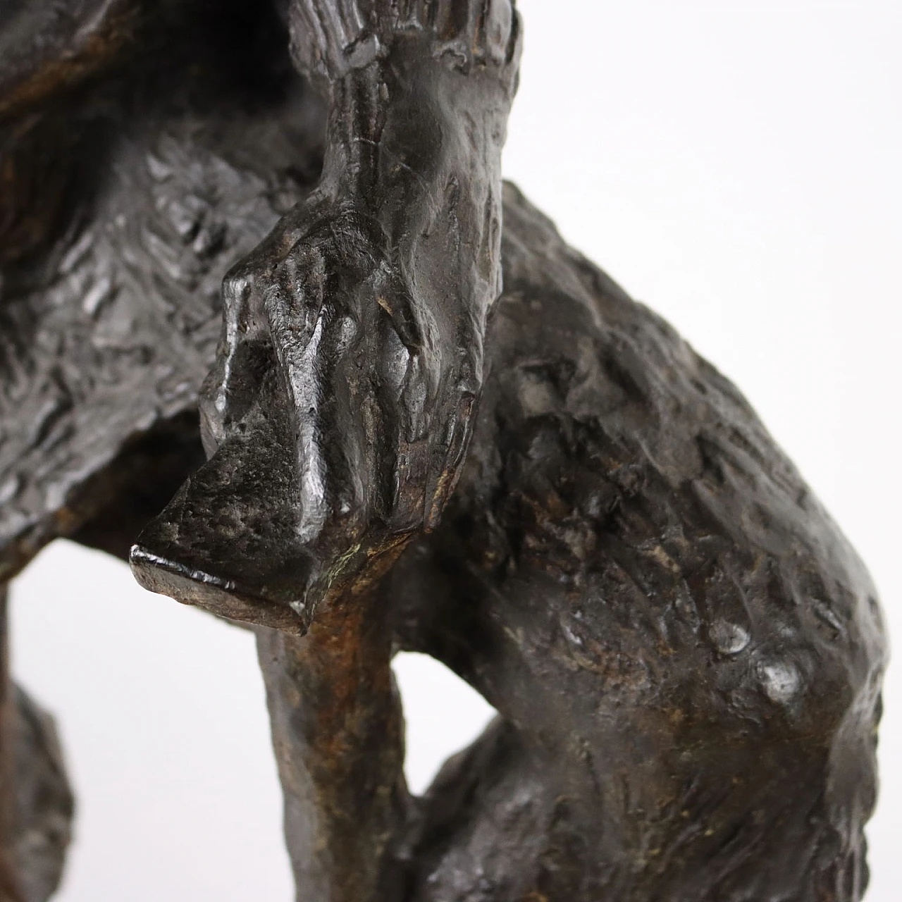 Vallazza, Mountaineer, bronze sculpture, 1960s 5