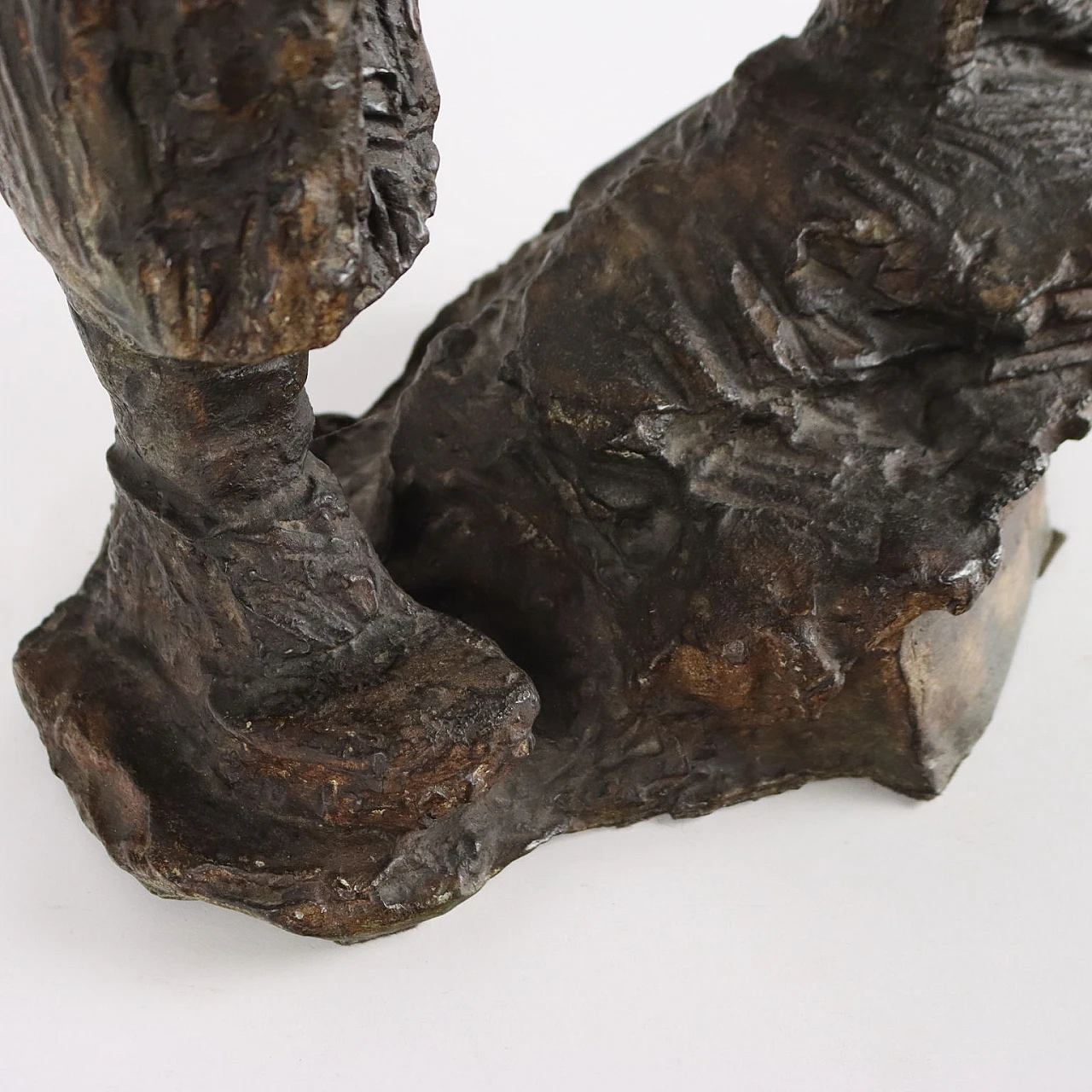 Vallazza, Mountaineer, bronze sculpture, 1960s 7