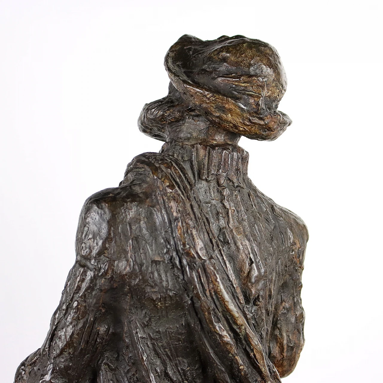 Vallazza, Mountaineer, bronze sculpture, 1960s 9