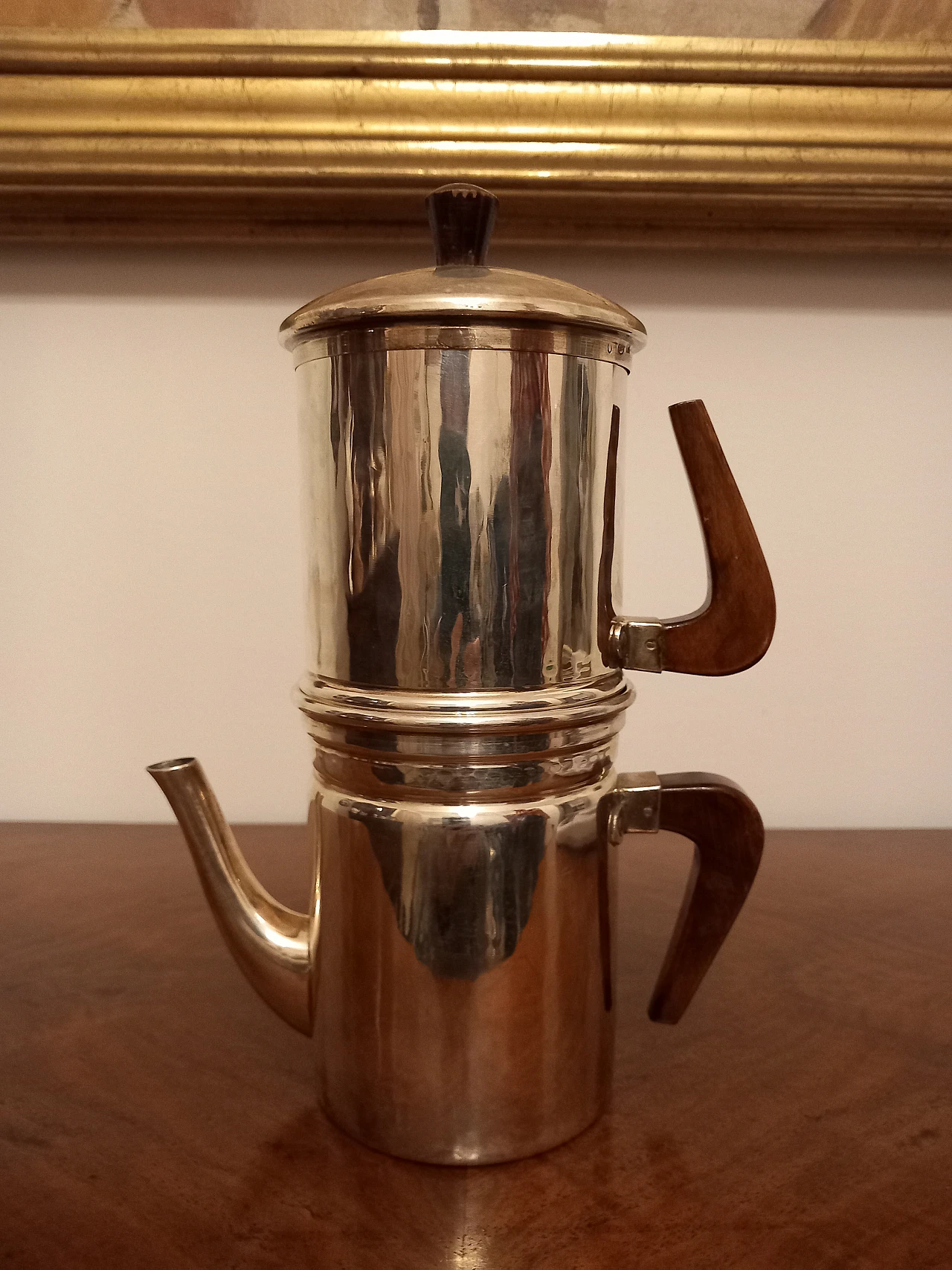 Coffee pot in 800 silver, 1950s 1