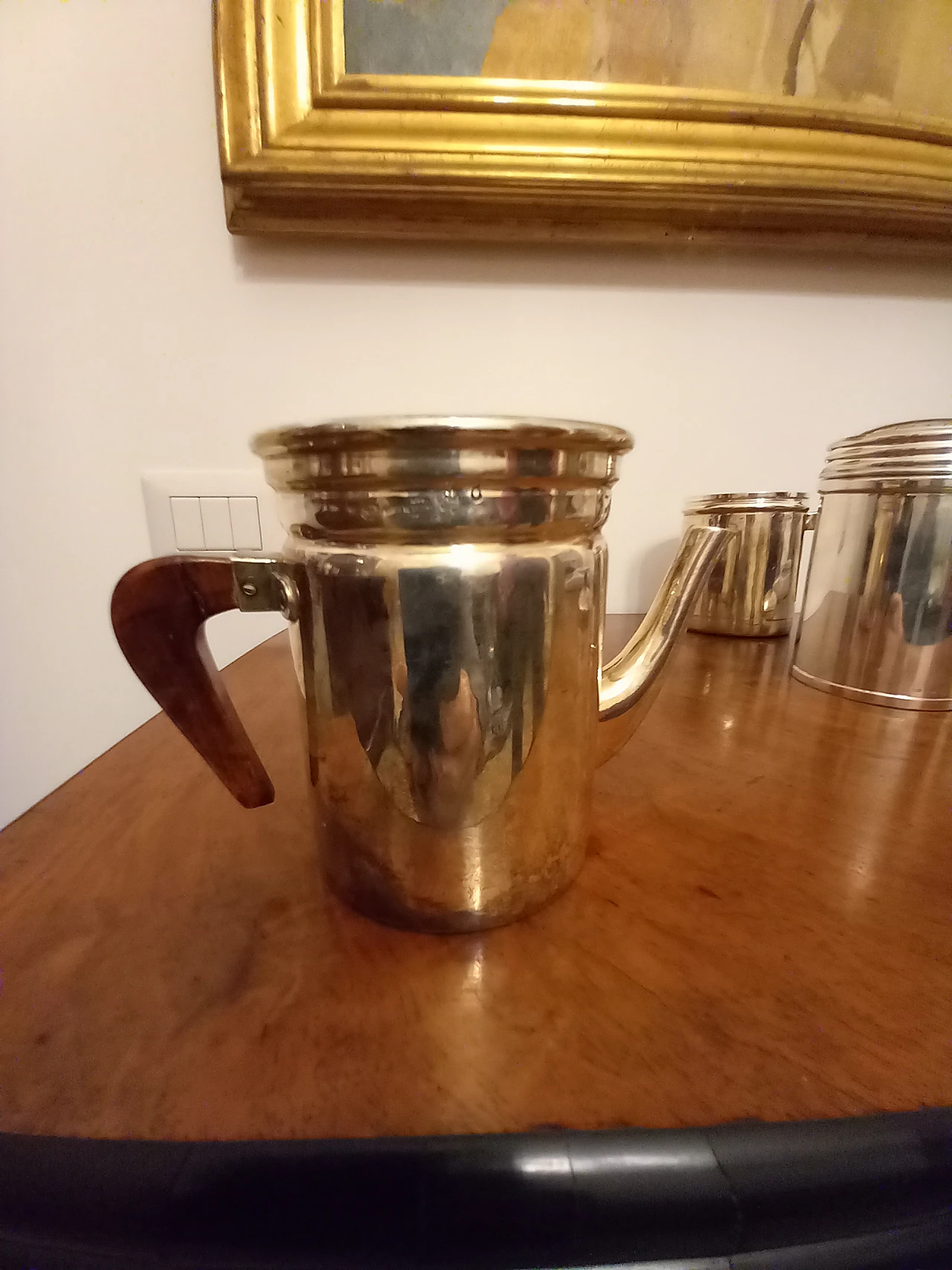 Coffee pot in 800 silver, 1950s 2