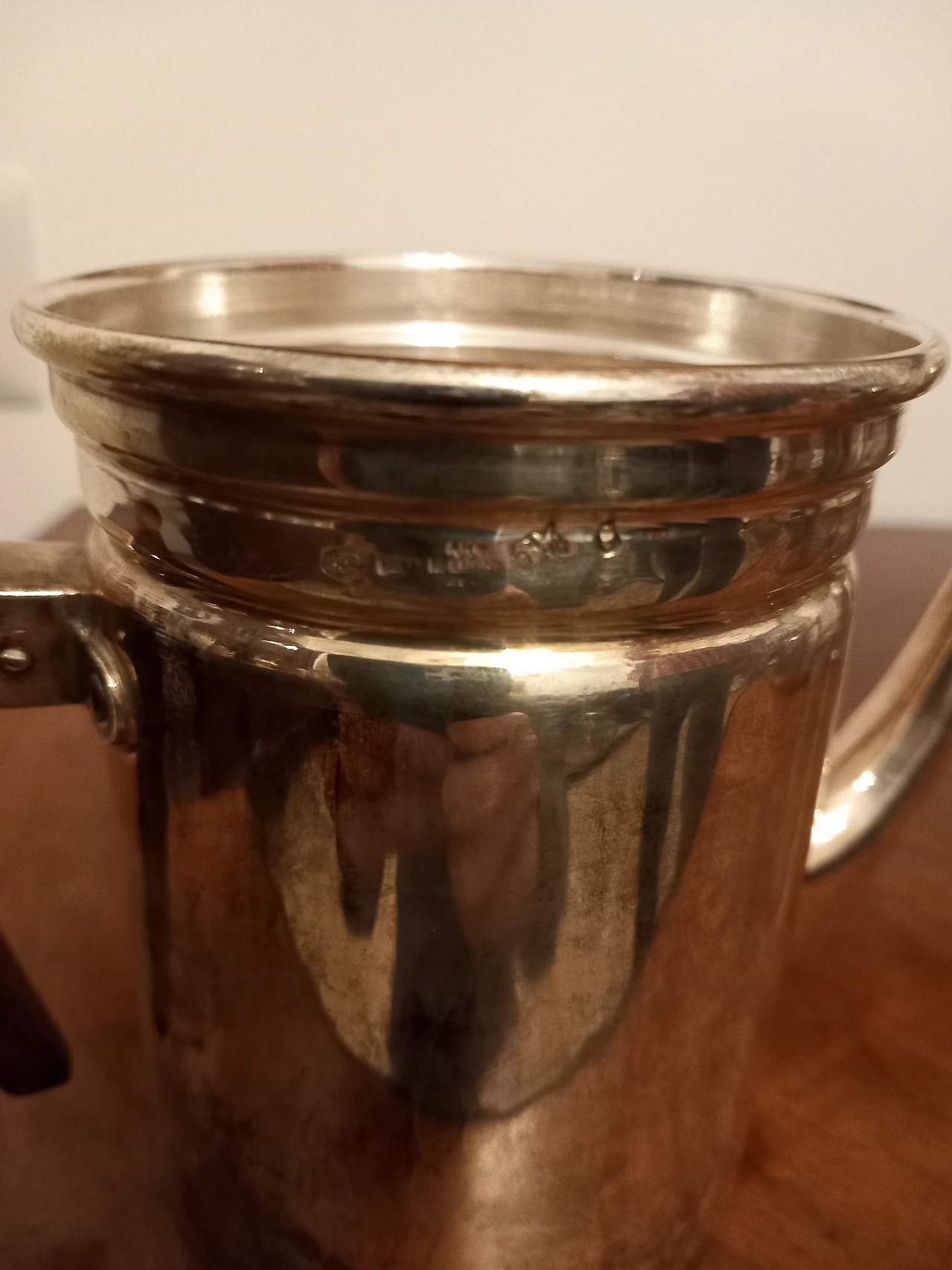 Coffee pot in 800 silver, 1950s 4