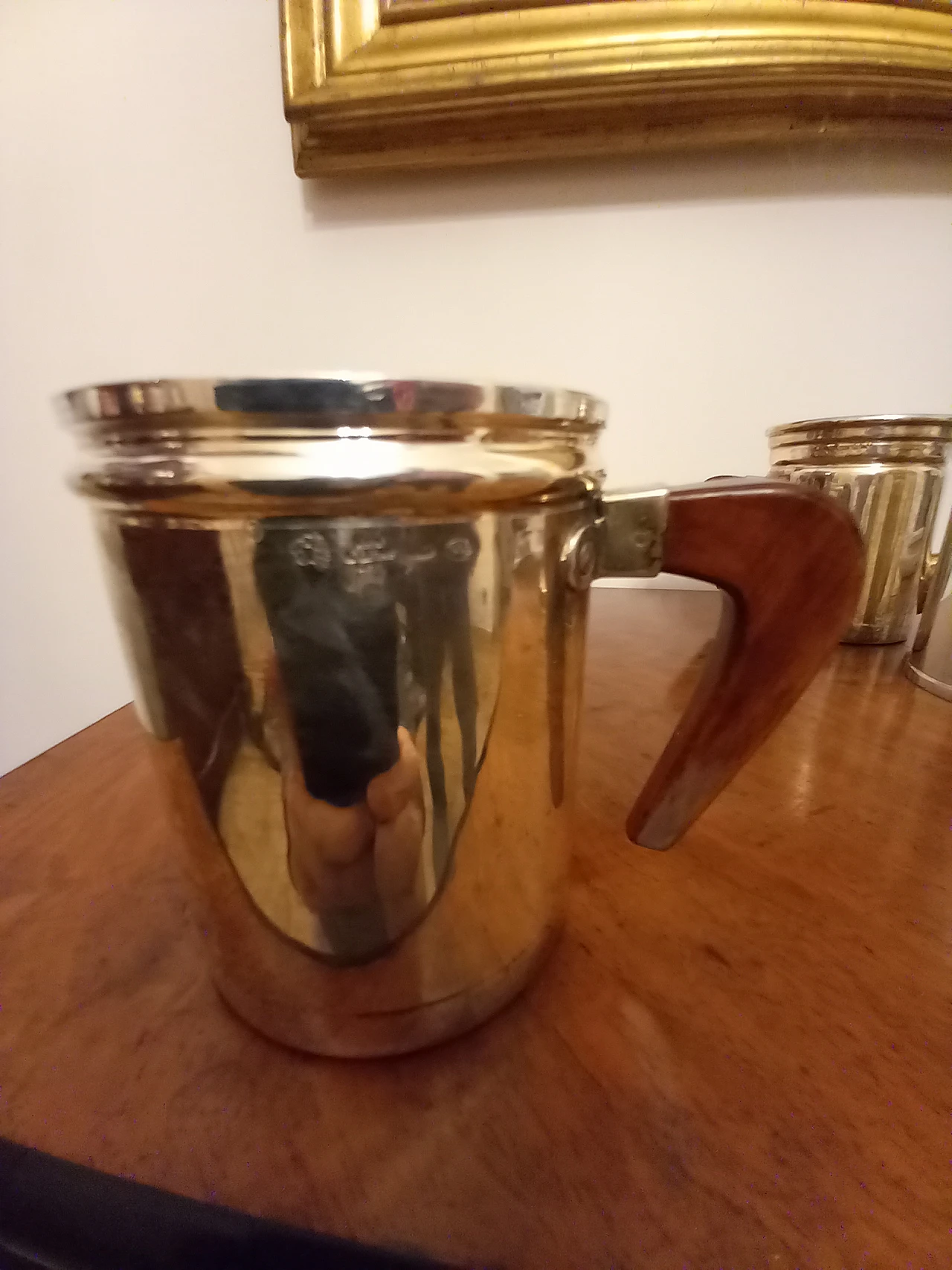 Coffee pot in 800 silver, 1950s 5