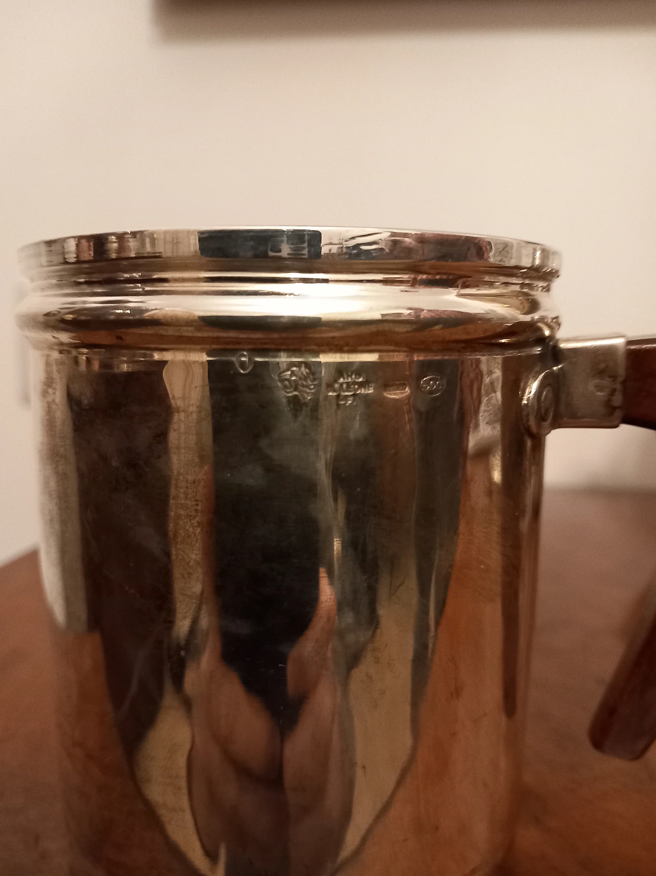 Coffee pot in 800 silver, 1950s 6