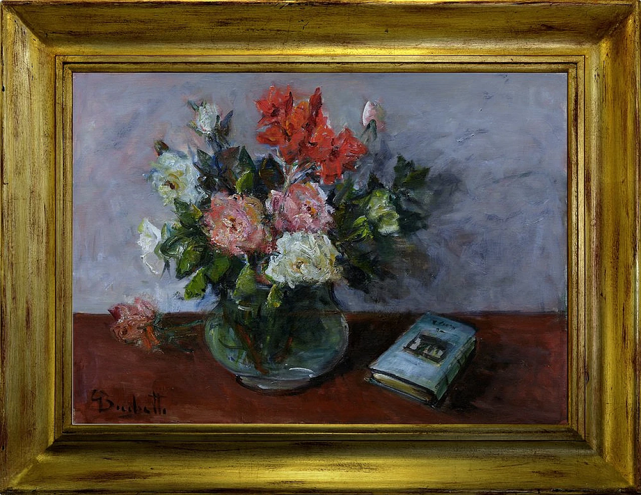 Gaetano Bocchetti, Still life, oil on canvas, 1970s 1