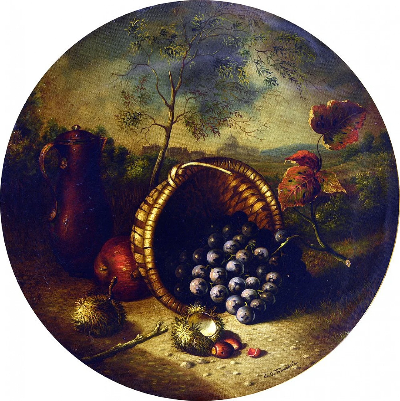 Carlo De Tommasi, Bucolic harmony, oil on canvas, 1990s 2