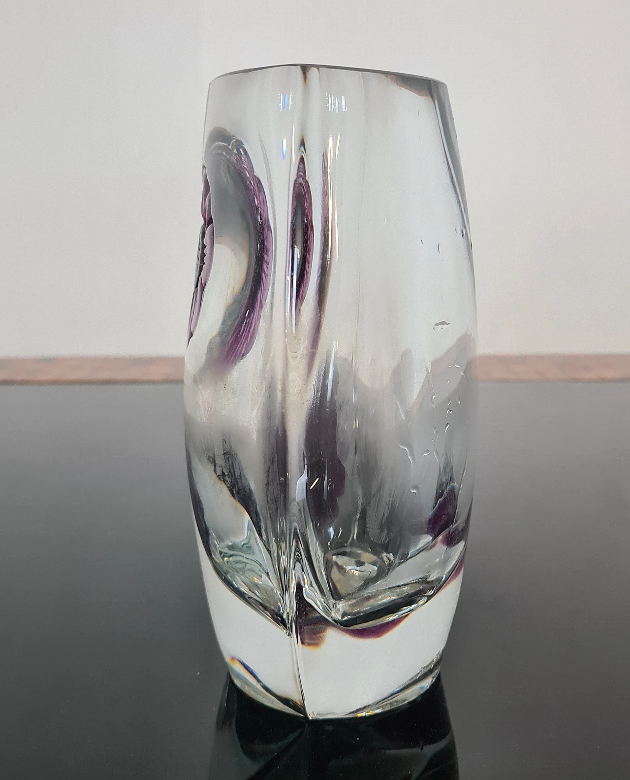 Coppelia crystal vase by Daum France, 1980s 4