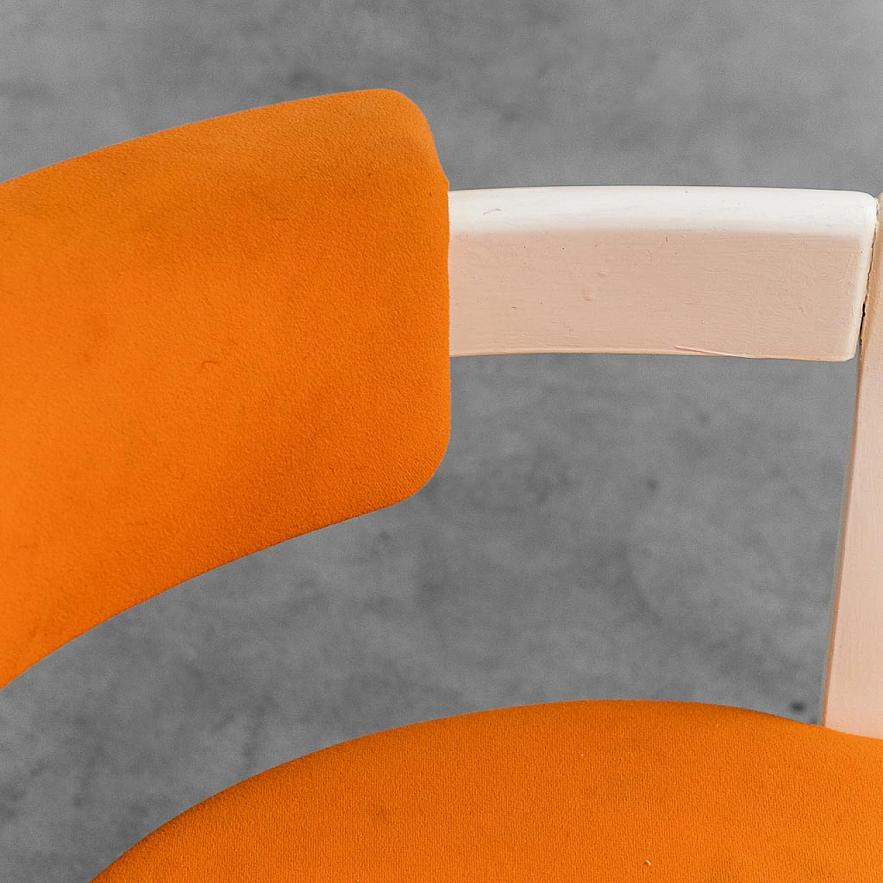 Pair of Brigitte chairs in white wood by Pozzi and Verga, 1970s 8