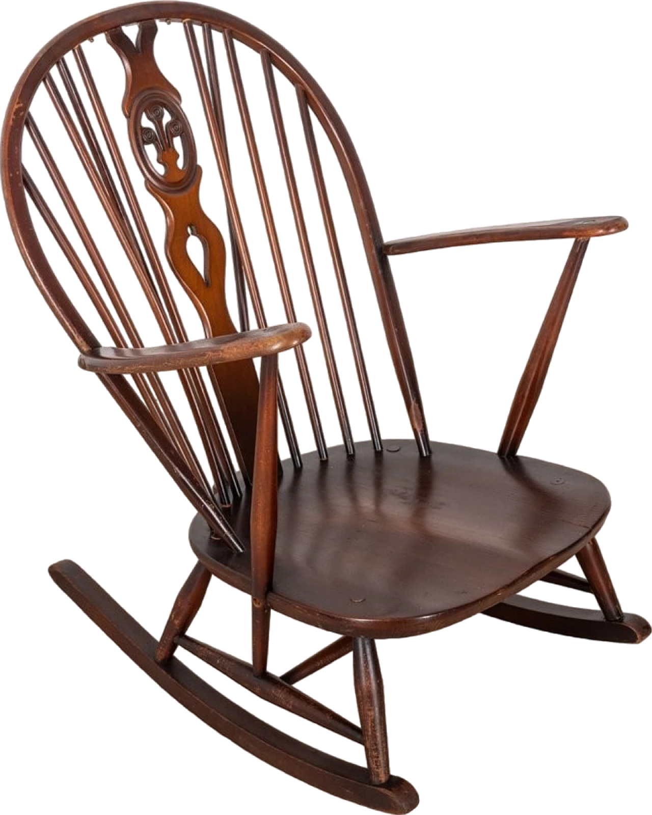 Wooden rocking chair 316 by Lucian Ercolani for Ercol, 1950s 11