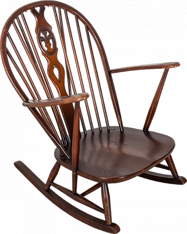 Wooden rocking chair 316 by Lucian Ercolani for Ercol, 1950s