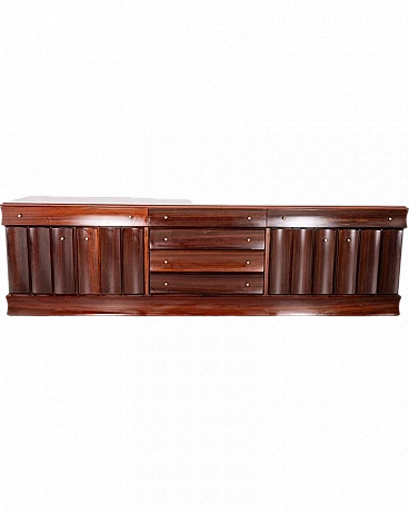 Tartaro sideboard in rosewood by L. Frigerio for Desio, 1960s