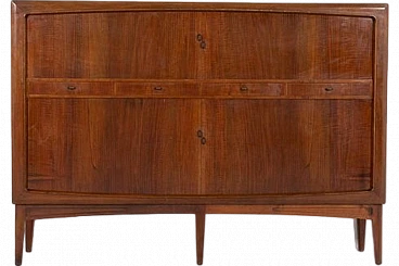 Credenza danese in noce, anni '60