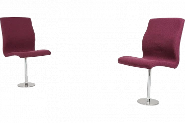 Pair of Oxford chairs by Arne Jacobsen for Fritz Hansen, 1960s