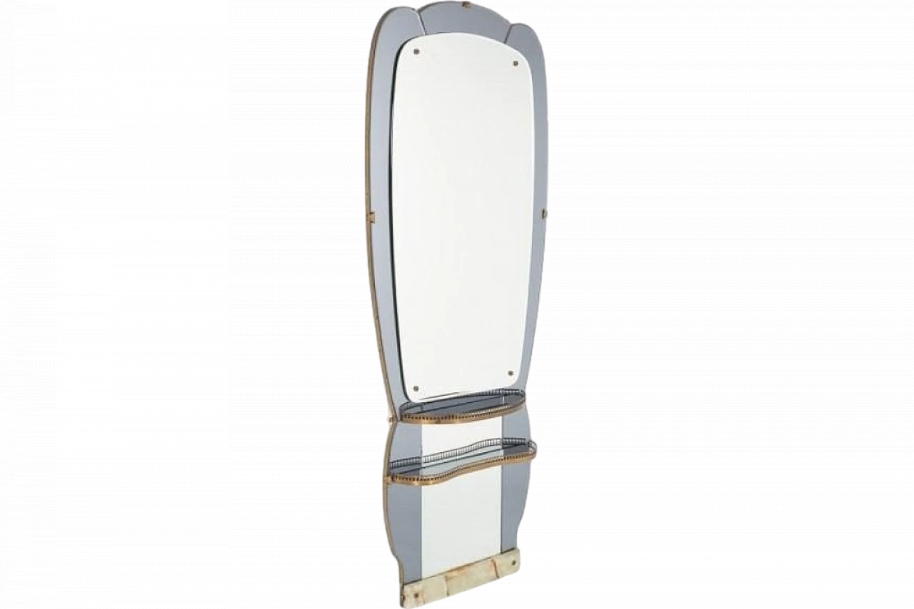 Mirror with onyx plate by Crystal Art, 1960s 11