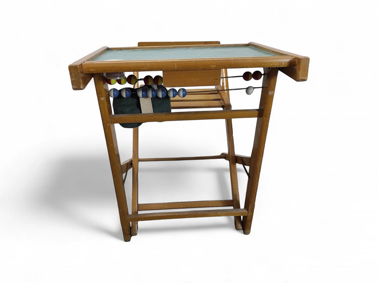 Wooden children school desk, early 20th century 2