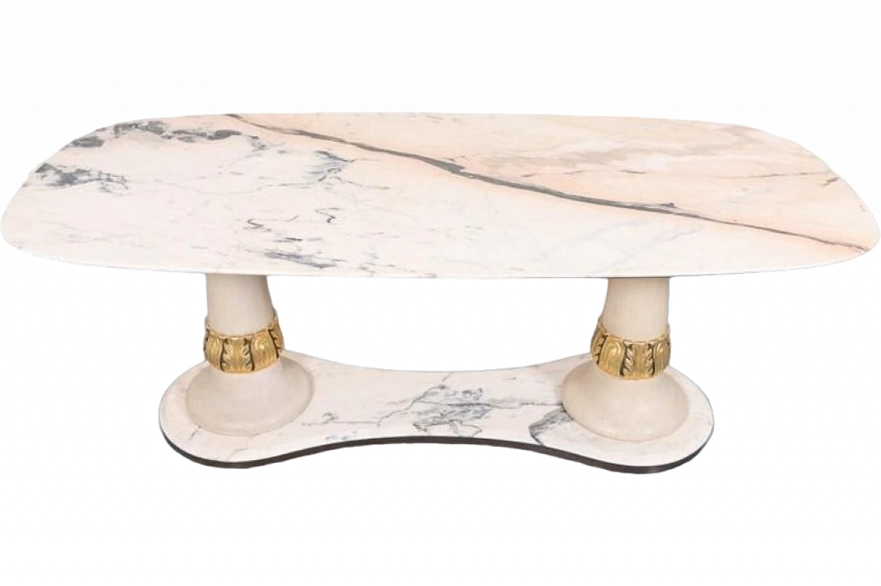 Marble table by Vittorio Dassi, 1950s 9