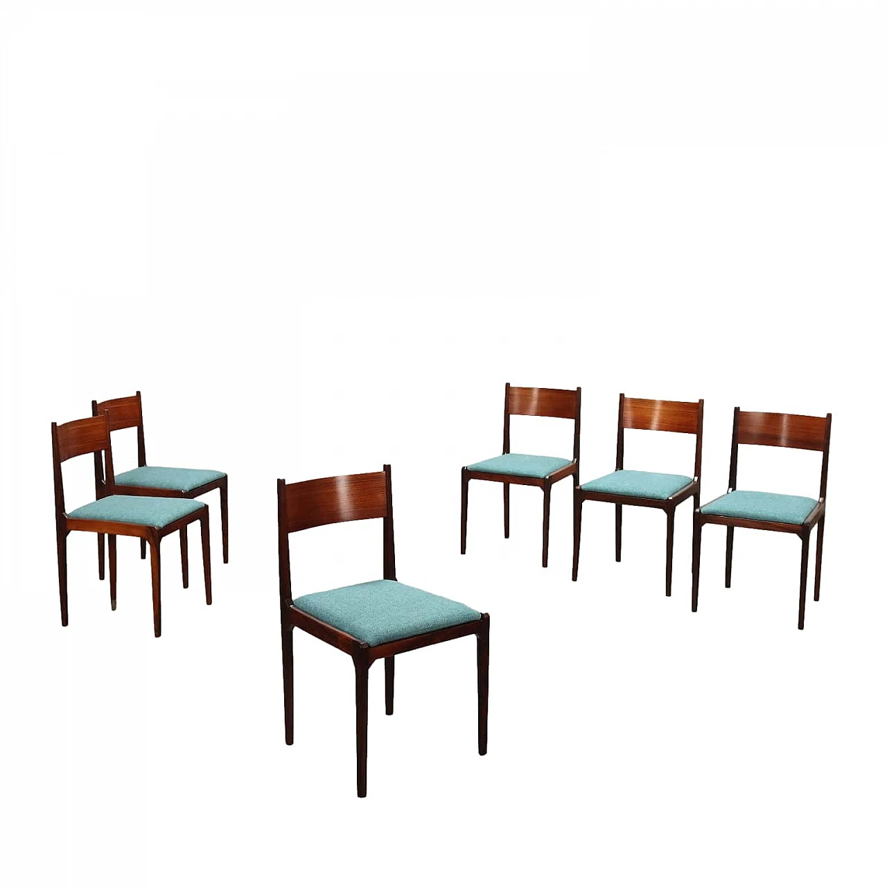 6 Chairs by Sergio Mazza for Arflex, 1960s 1