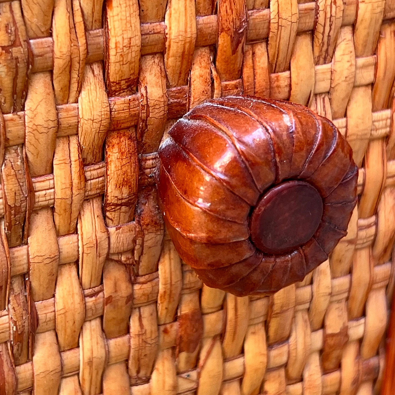 Wood and rattan cabinet by Maugrion for Roche Bobois, 1980s 10